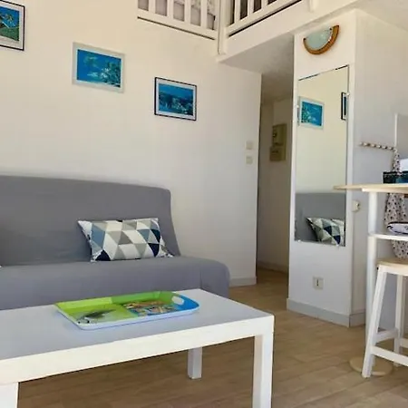 דירה 4 Pers, 1 Chambre, Terrasse, Piscine + Parking A 50m De La Mer - Ref, Amou33 *